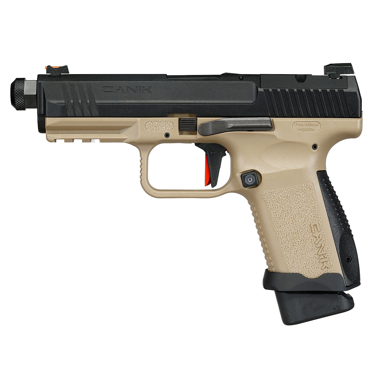 Cybergun / AWC CANiK TP9 Elite Combat mit Metallschlitten GBB 6mm BB Dual Tone Bild 2