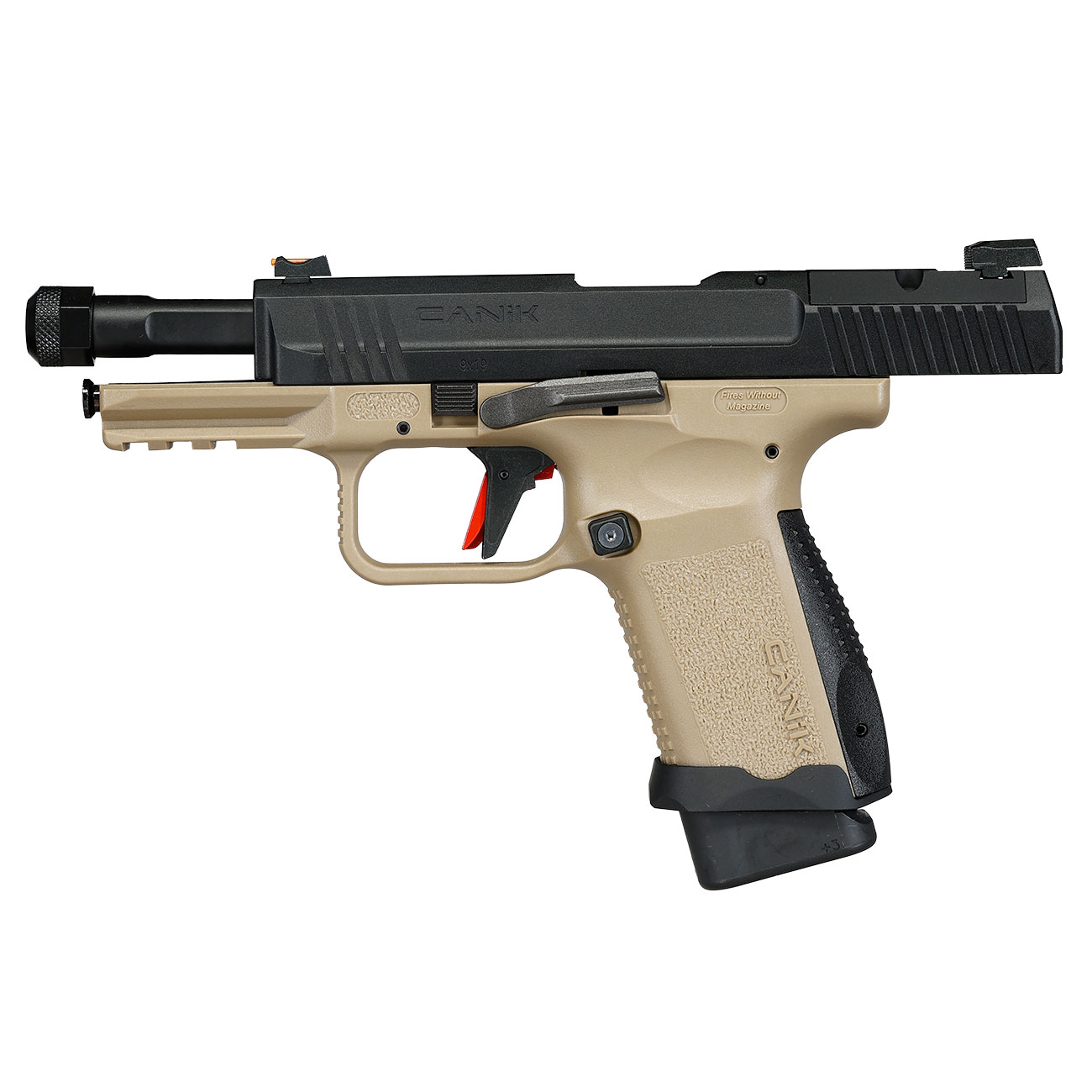 Cybergun / AWC CANiK TP9 Elite Combat mit Metallschlitten GBB 6mm BB Dual Tone Bild 4