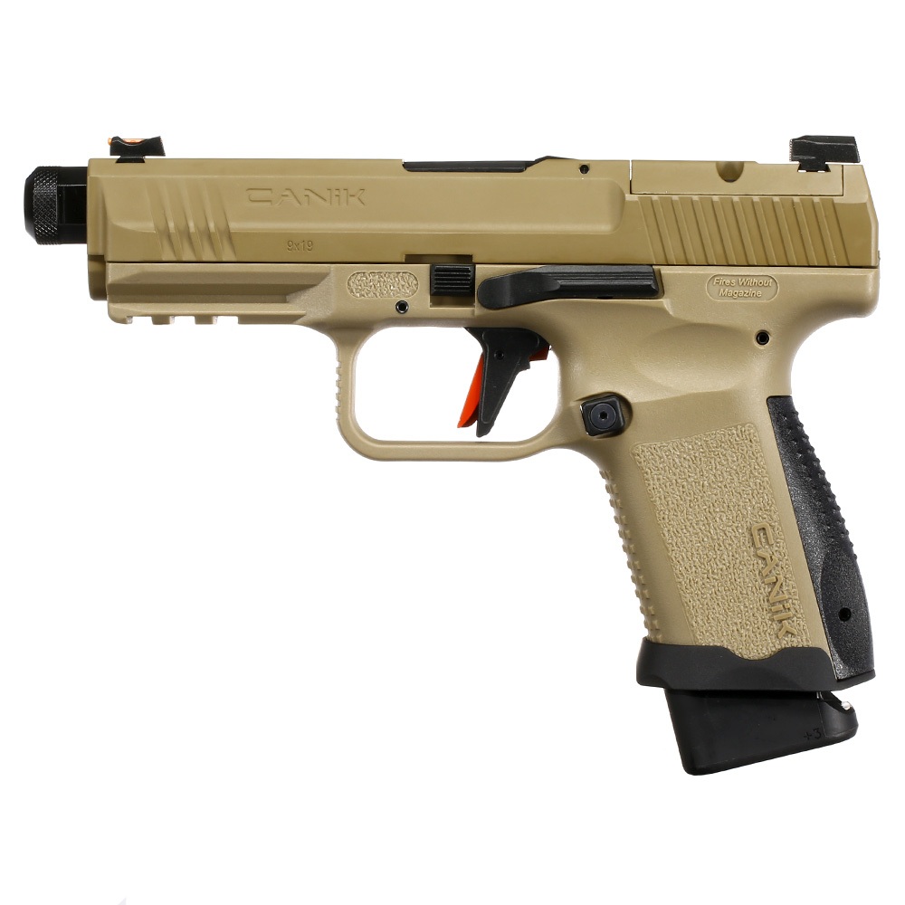 Cybergun / AWC CANiK TP9 Elite Combat mit Metallschlitten GBB 6mm BB Flat Dark Earth Bild 1