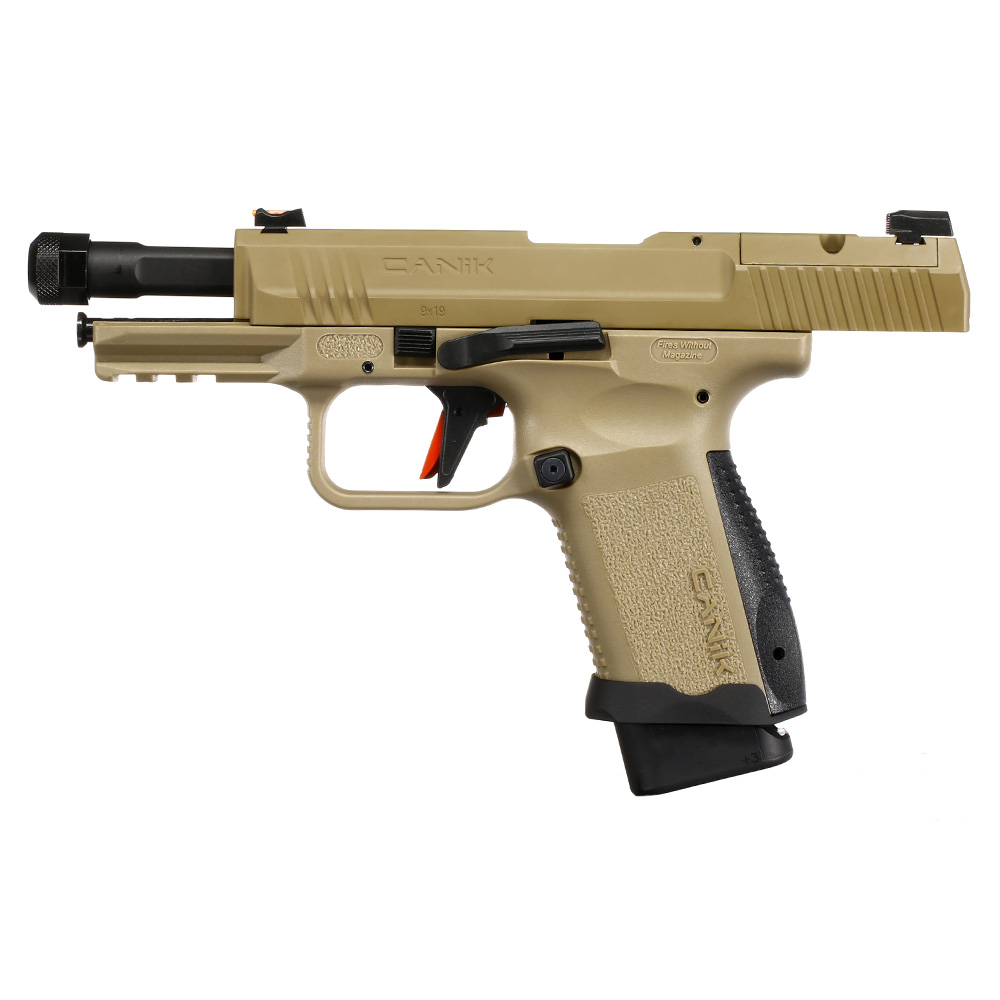 Cybergun / AWC CANiK TP9 Elite Combat mit Metallschlitten GBB 6mm BB Flat Dark Earth Bild 2