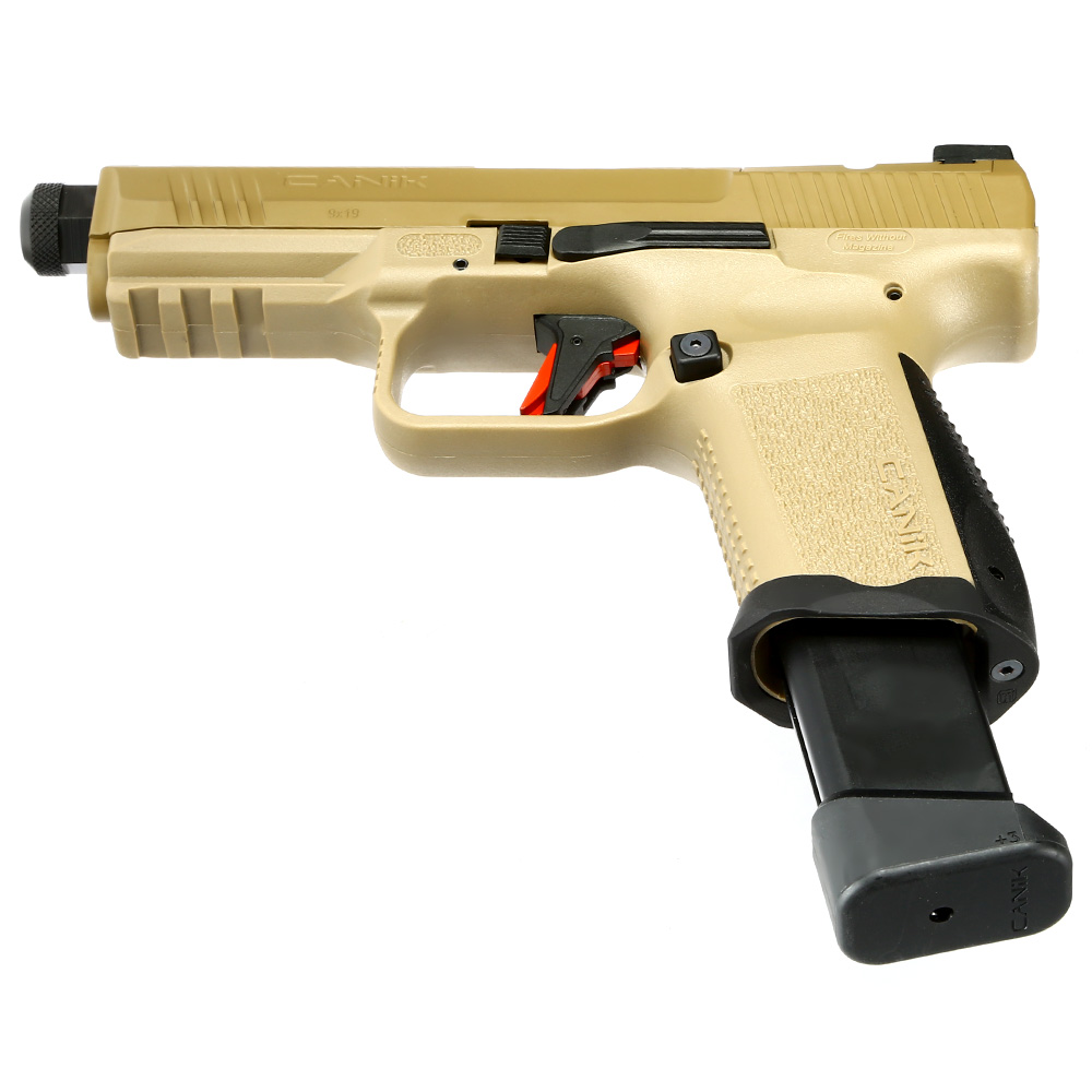 Cybergun / AWC CANiK TP9 Elite Combat mit Metallschlitten GBB 6mm BB Flat Dark Earth Bild 5