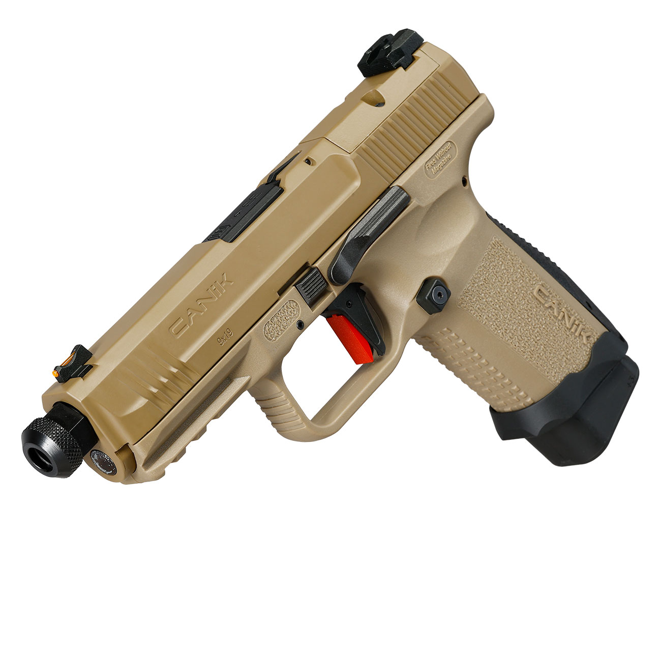 Cybergun / AWC CANiK TP9 Elite Combat mit Metallschlitten GBB 6mm BB Flat Dark Earth Bild 11