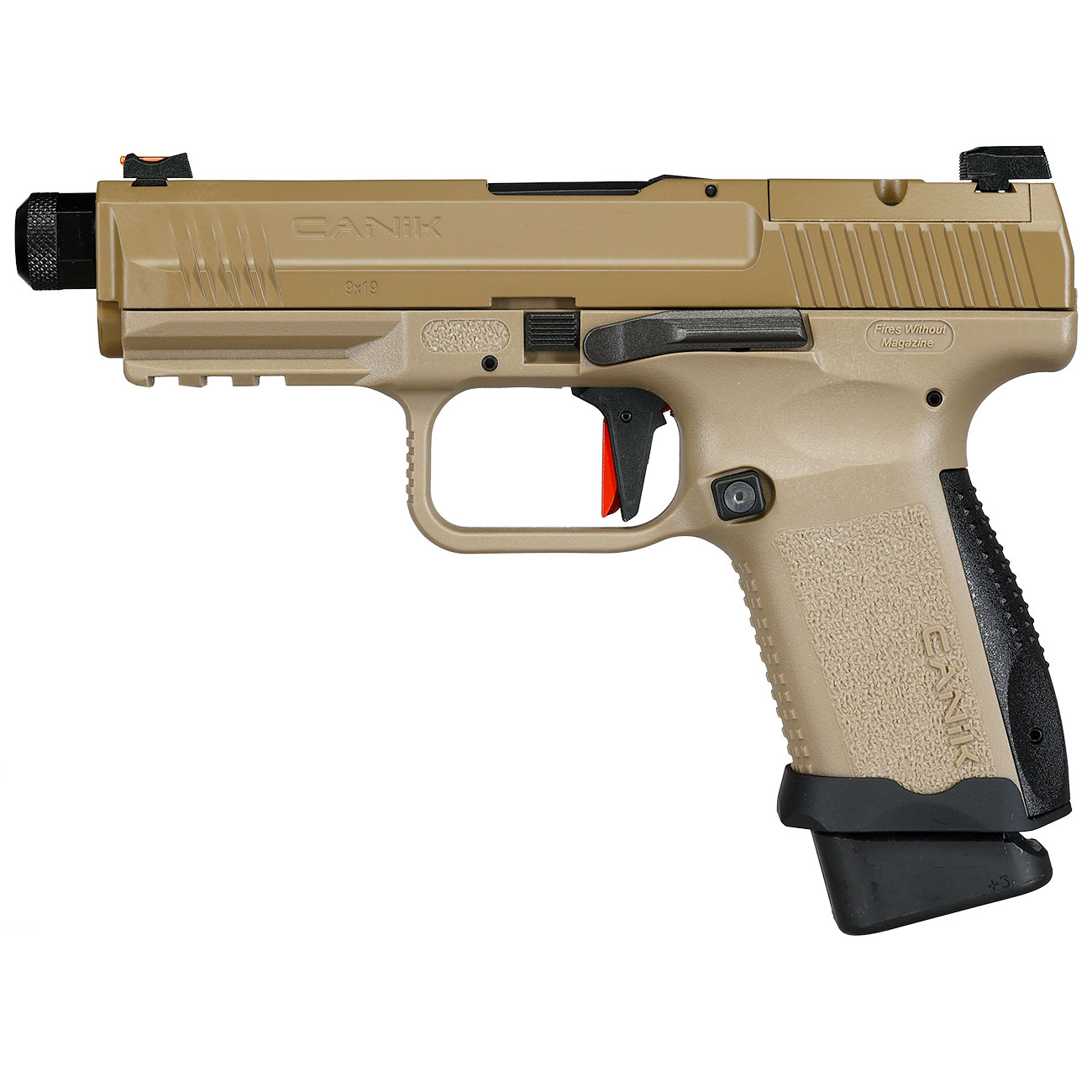 Cybergun / AWC CANiK TP9 Elite Combat mit Metallschlitten GBB 6mm BB Flat Dark Earth Bild 2