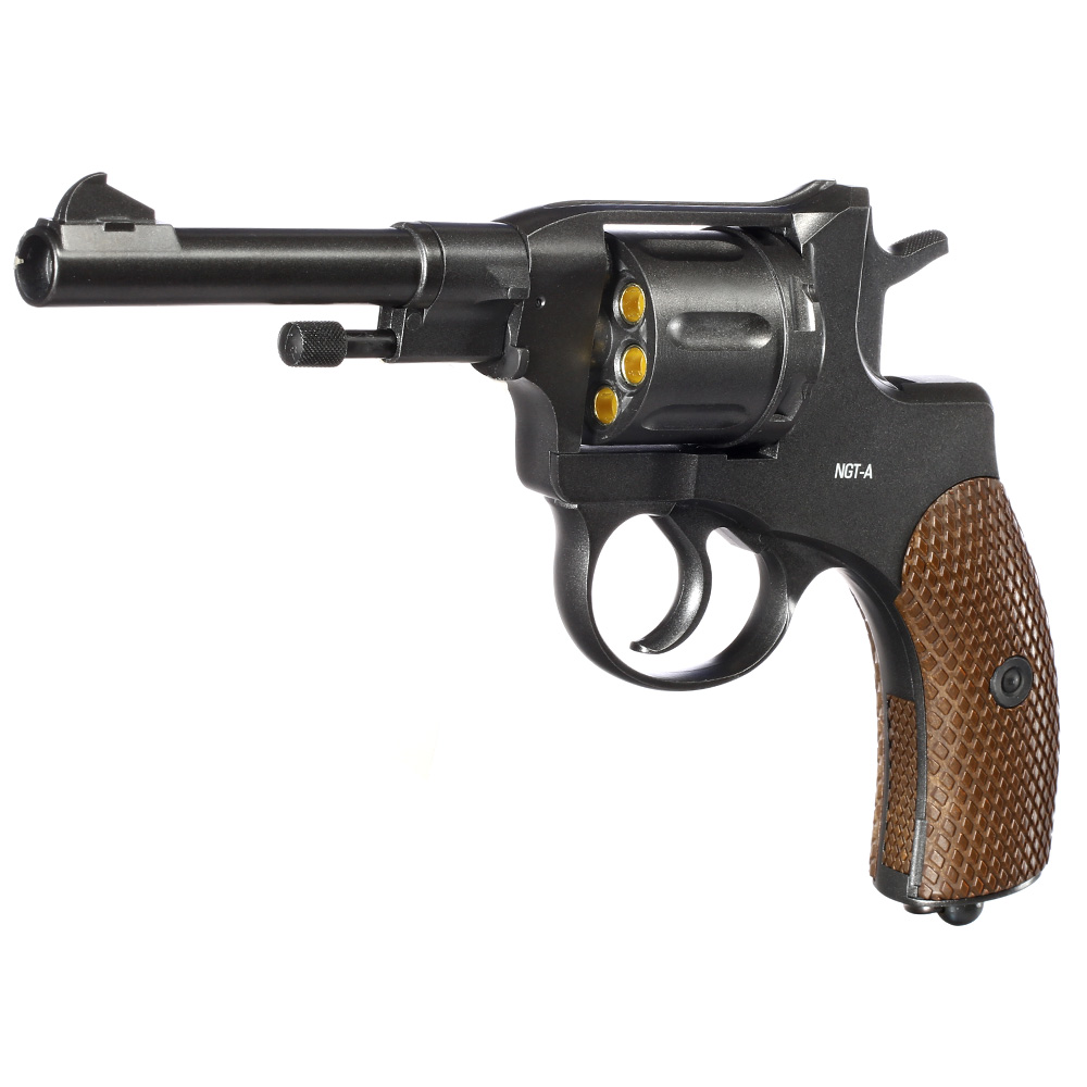 Gletcher NGT-A Revolver Vollmetall CO2 6mm BB dunkelgrau