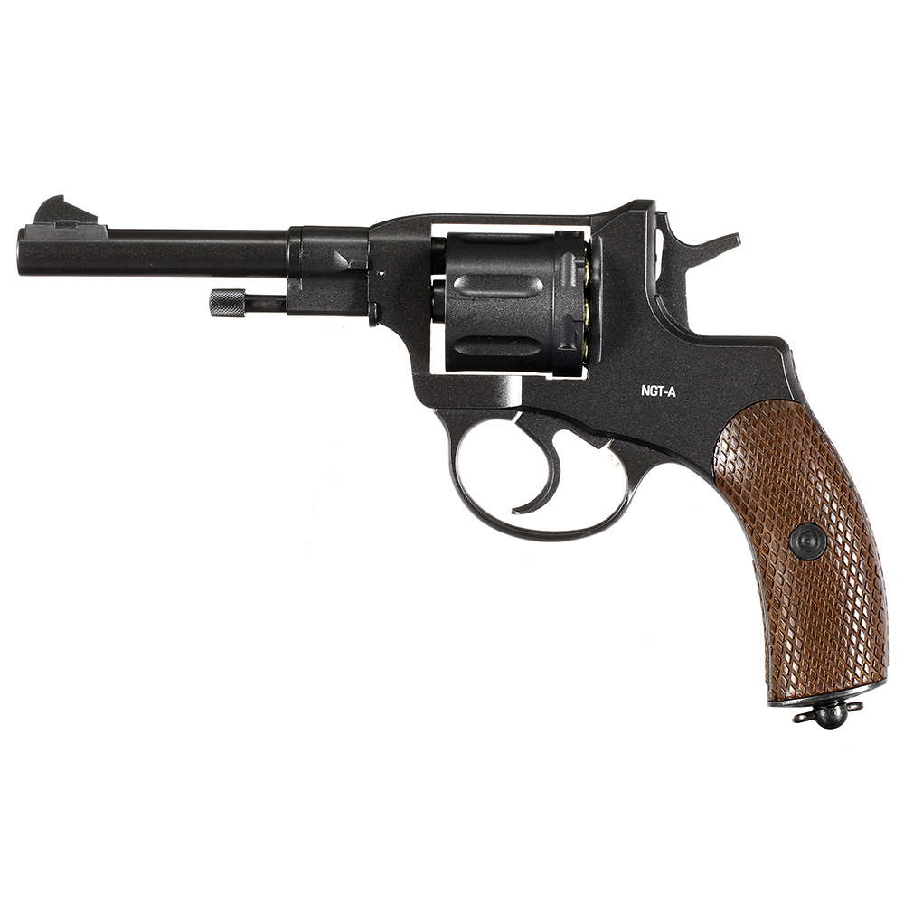 Gletcher NGT-A Revolver Vollmetall CO2 6mm BB dunkelgrau Bild 1