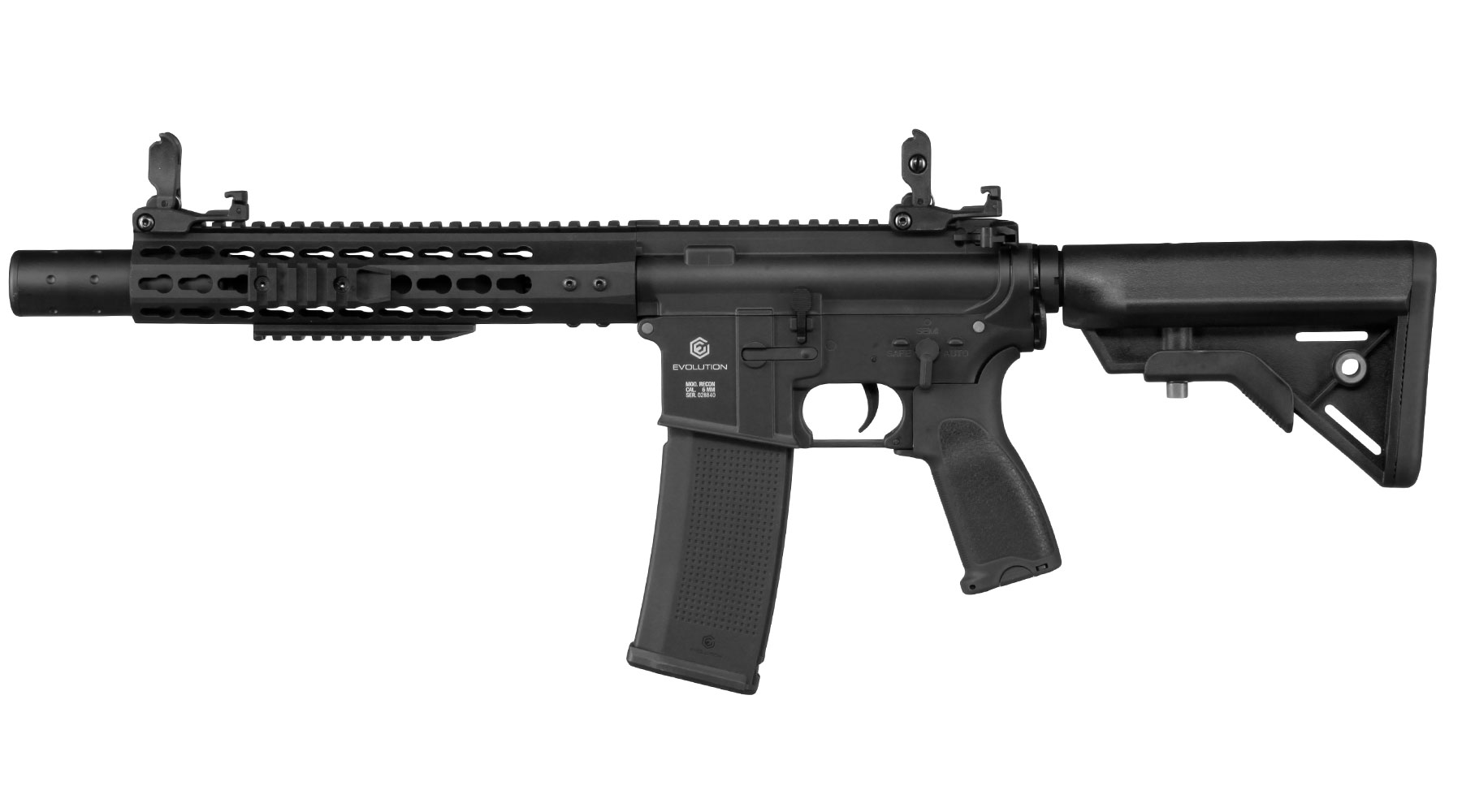 Evolution Airsoft Recon S 10 Silent Ops Carbontech S-AEG 6mm BB schwarz Bild 2