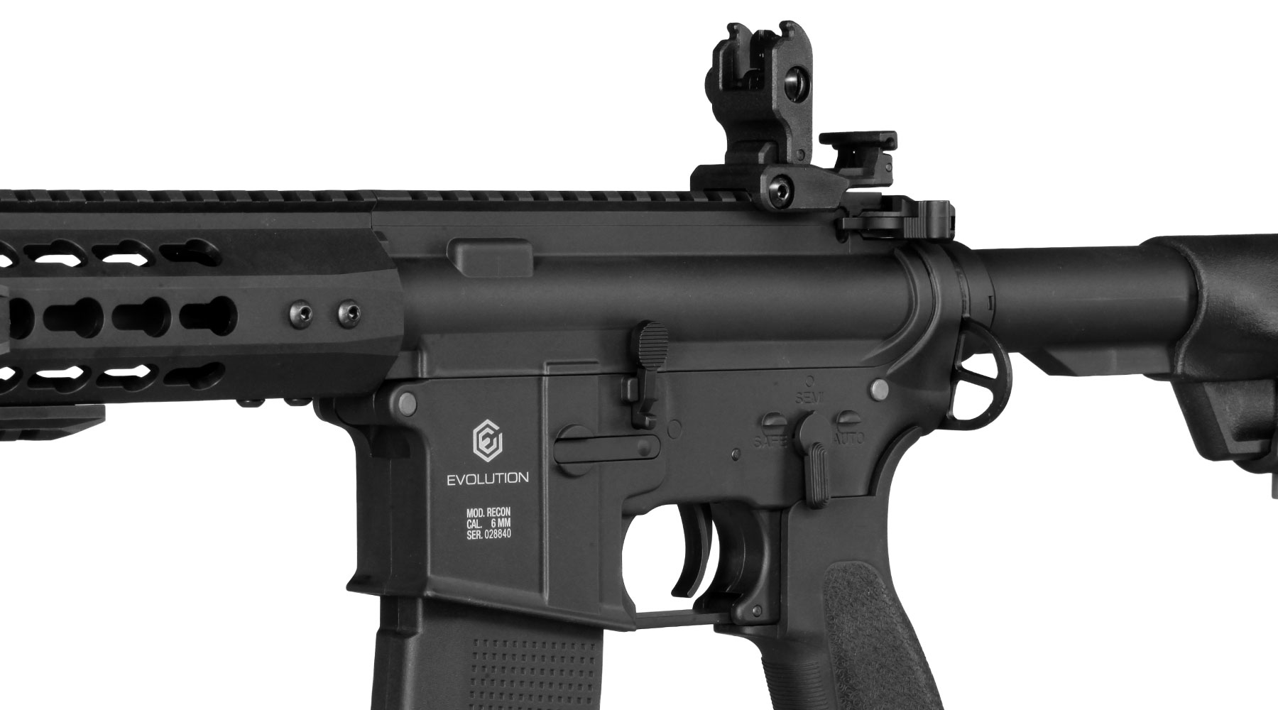 Evolution Airsoft Recon S 10 Silent Ops Carbontech S-AEG 6mm BB schwarz Bild 8