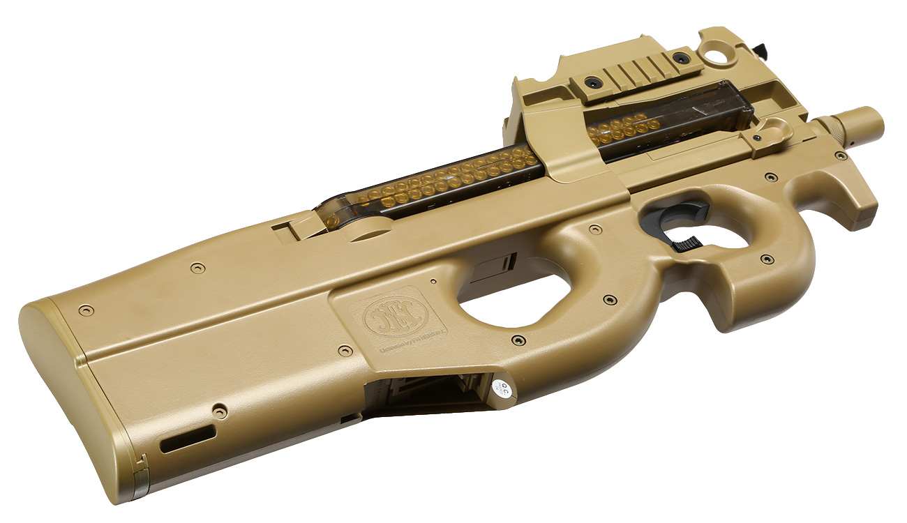 FN Herstal P90 Standard Komplettset Airsoft S-AEG 6mm BB Dark Earth Bild 4