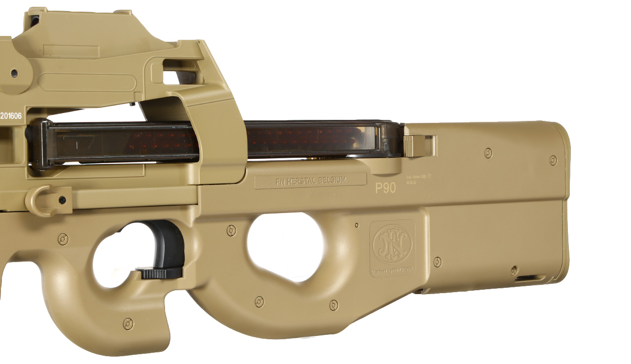 FN Herstal P90 Standard Komplettset Airsoft S-AEG 6mm BB Dark Earth Bild 6