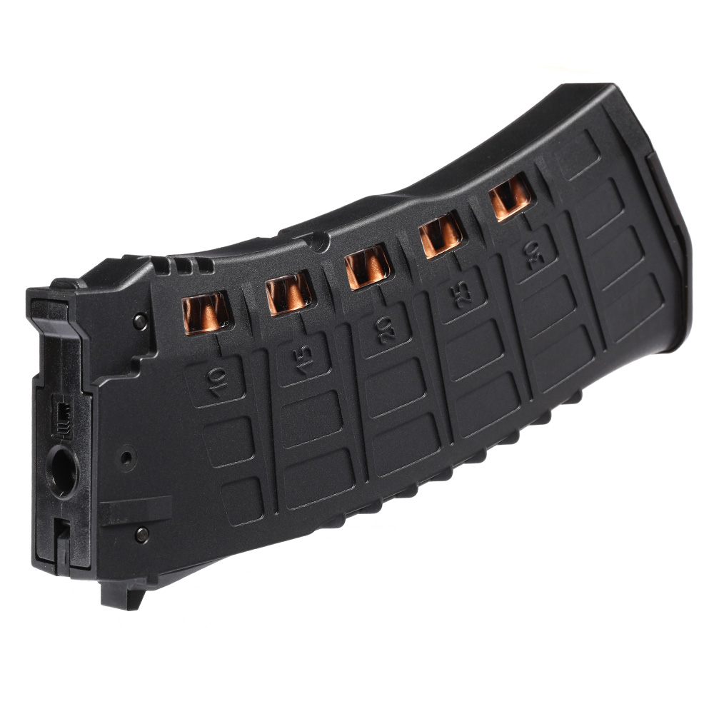 G&G GK12 Polymer-Magazin Mid-Cap 120 Schuss mit Patronenattrappen schwarz