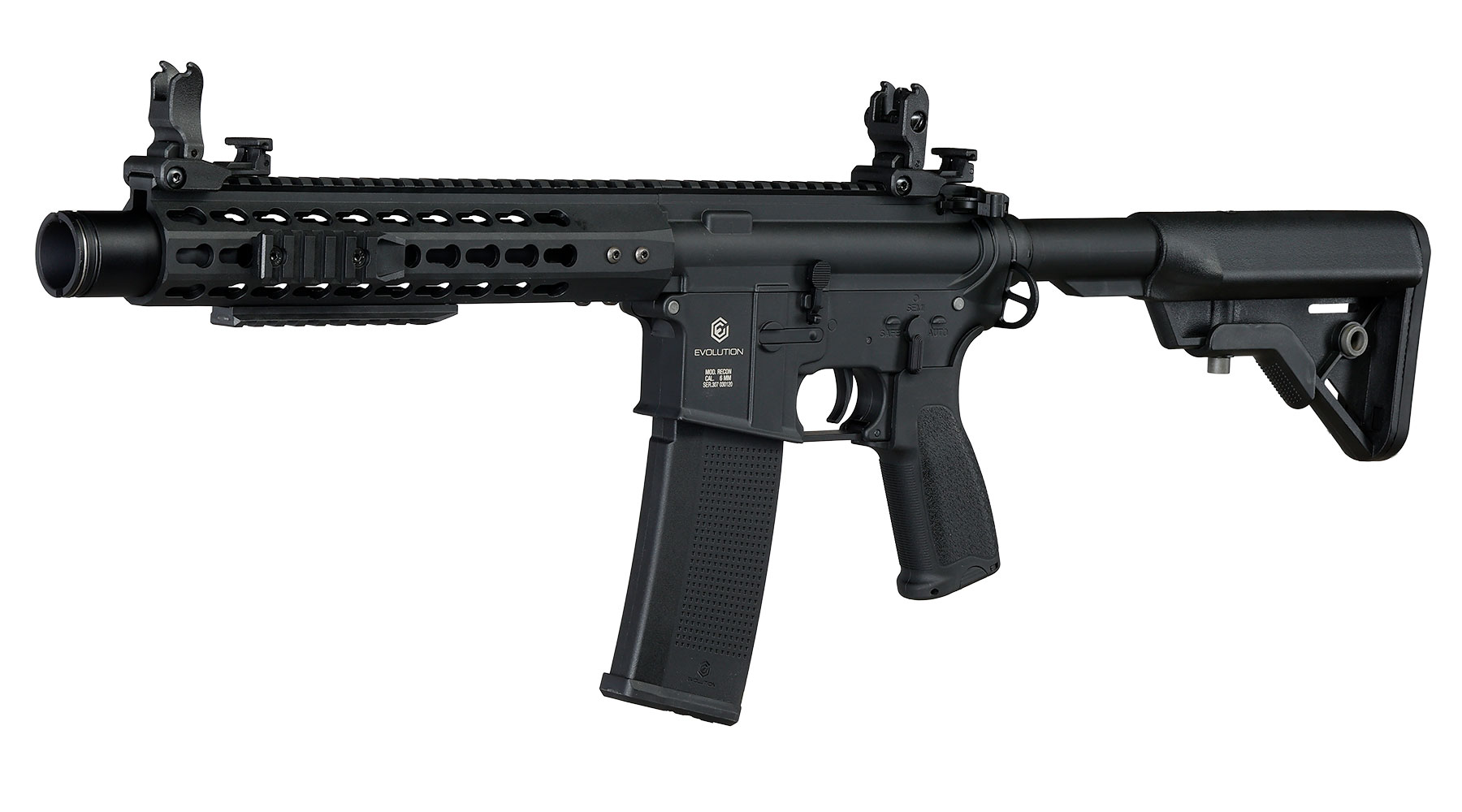 Evolution Airsoft Recon S 10 Amplified Carbontech S-AEG 6mm BB schwarz
