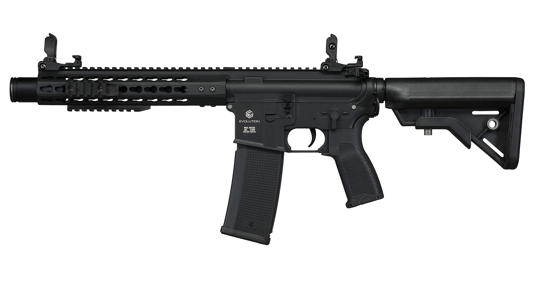 Evolution Airsoft Recon S 10 Amplified Carbontech S-AEG 6mm BB schwarz Bild 2