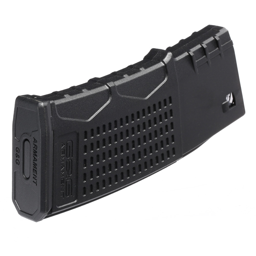 G&G M4 GOM V2 Tactical Polymer-Magazin Mid-Cap 105 Schuss schwarz Bild 1