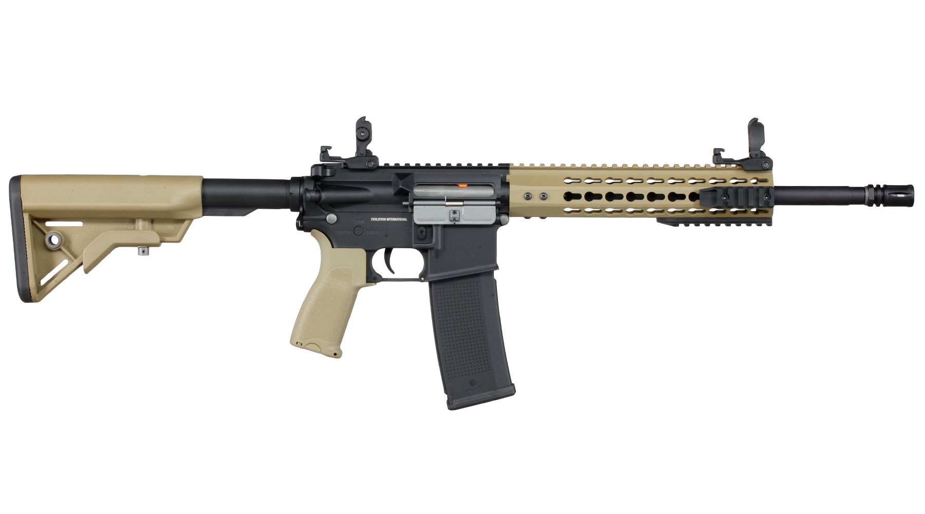 Evolution Airsoft Recon S 14.5 Carbontech S-AEG 6mm BB Black 'n' Tan Bild 3