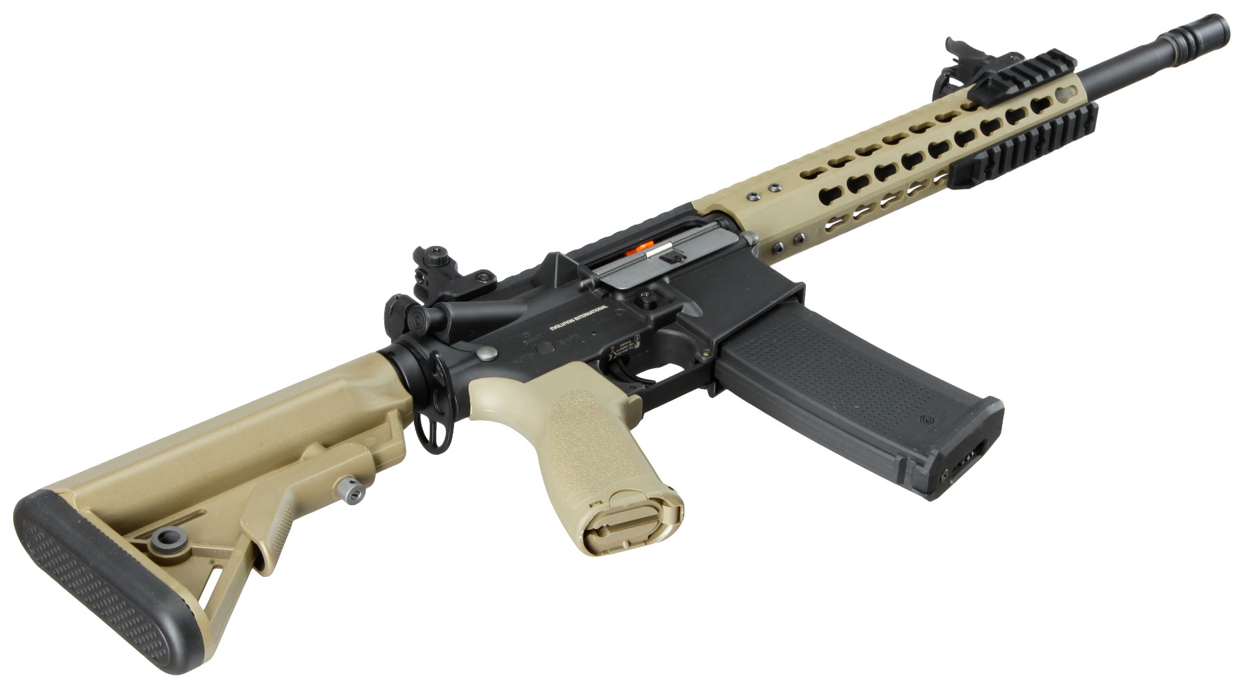 Evolution Airsoft Recon S 14.5 Carbontech S-AEG 6mm BB Black 'n' Tan Bild 5