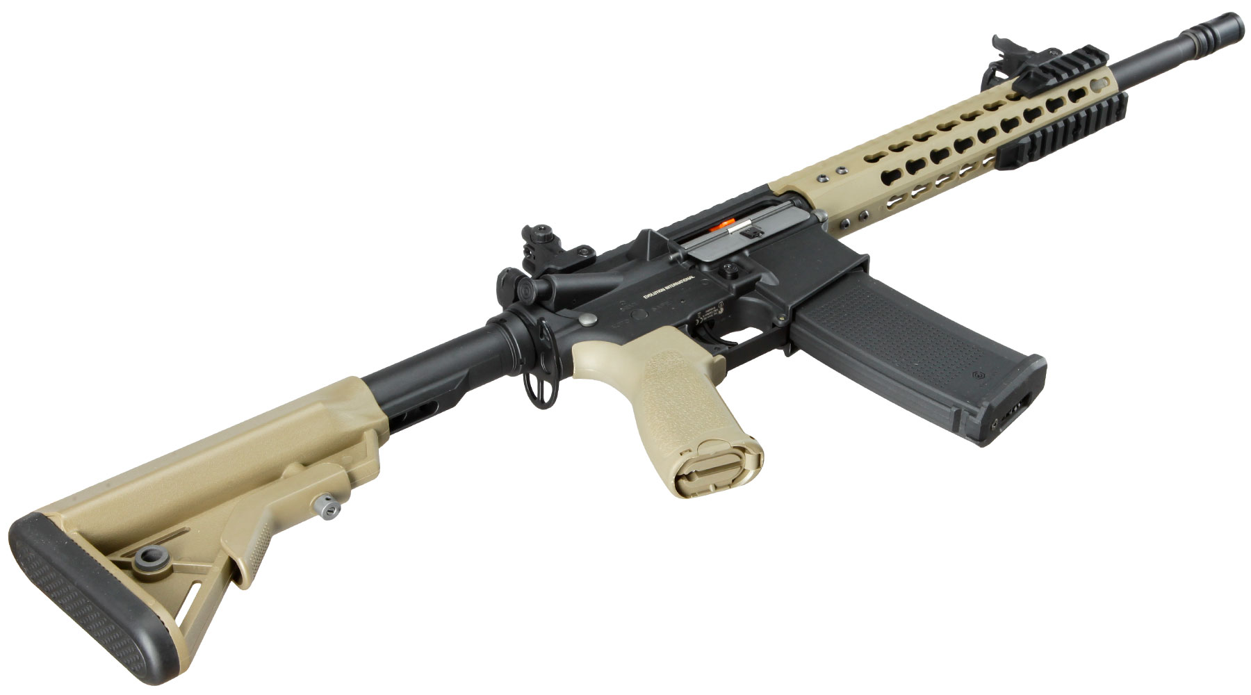 Evolution Airsoft Recon S 14.5 Carbontech S-AEG 6mm BB Black 'n' Tan Bild 6