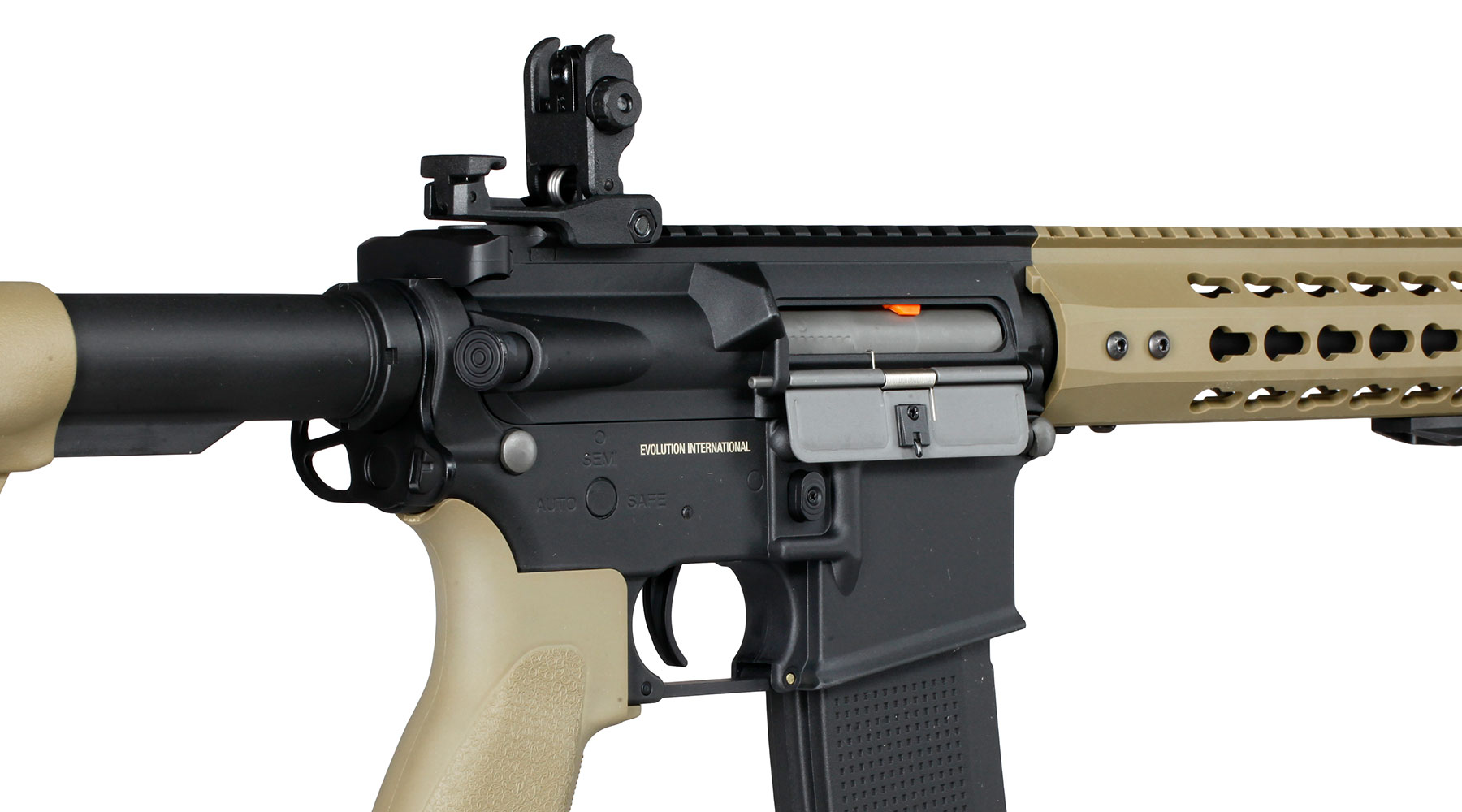 Evolution Airsoft Recon S 14.5 Carbontech S-AEG 6mm BB Black 'n' Tan Bild 9