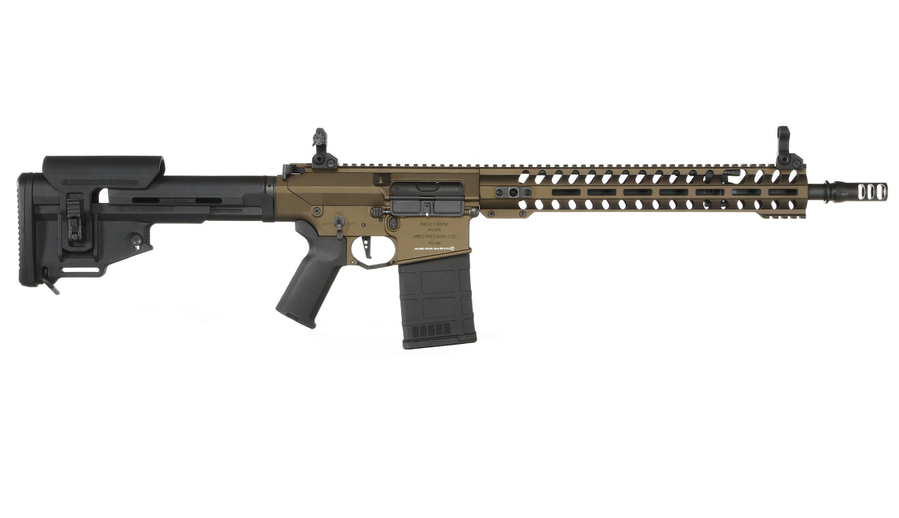 Ares AR-308L 7.62 Vollmetall EFC-System S-AEG 6mm BB Bronze Bild 2