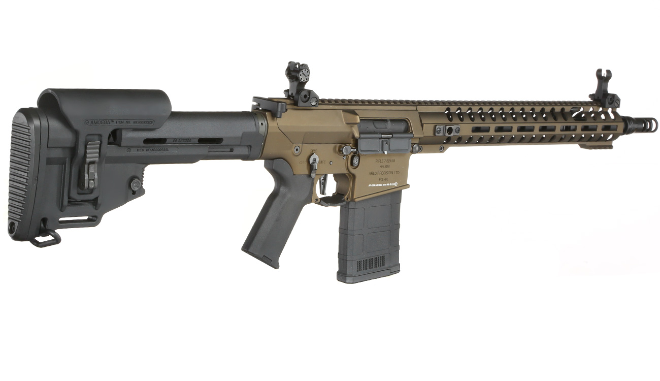 Ares AR-308L 7.62 Vollmetall EFC-System S-AEG 6mm BB Bronze Bild 3