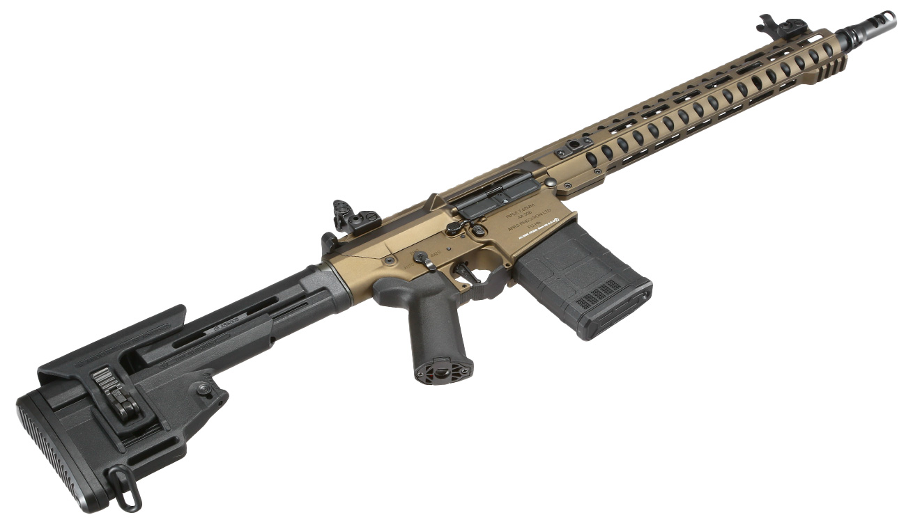 Ares AR-308L 7.62 Vollmetall EFC-System S-AEG 6mm BB Bronze Bild 5