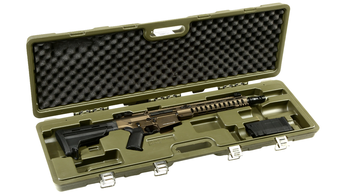 Ares AR-308M 7.62 Vollmetall EFC-System S-AEG 6mm BB Bronze Bild 10