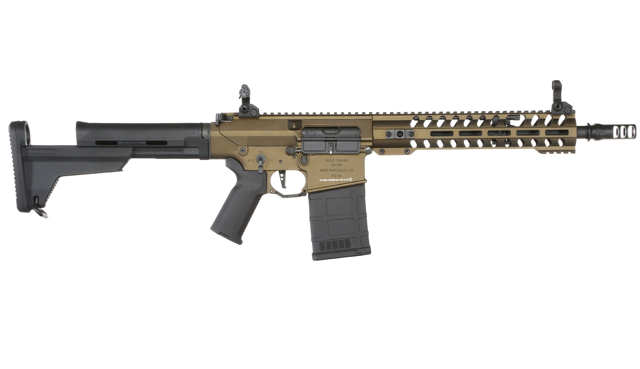 Ares AR-308M 7.62 Vollmetall EFC-System S-AEG 6mm BB Bronze Bild 2