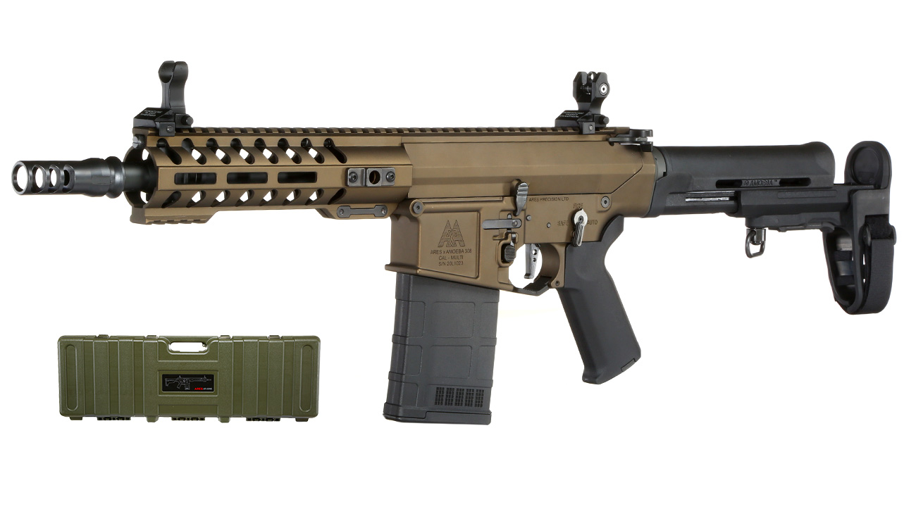 Ares AR-308S 7.62 Vollmetall EFC-System S-AEG 6mm BB Bronze