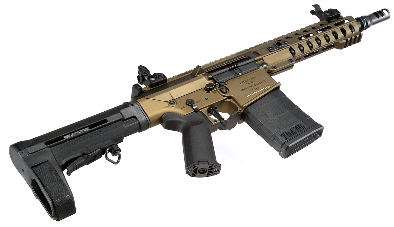 Ares AR-308S 7.62 Vollmetall EFC-System S-AEG 6mm BB Bronze Bild 4