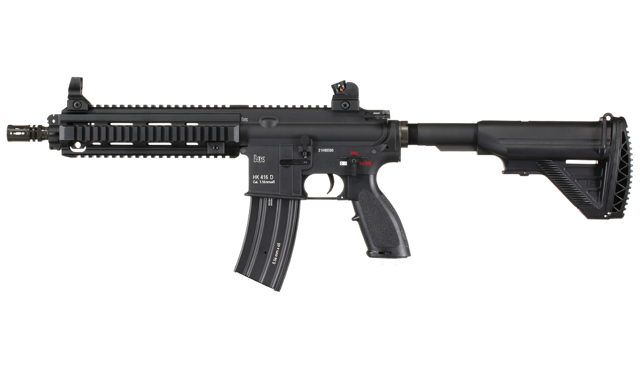 VFC Heckler & Koch HK416 CQB D10RS V3 Mosfet Vollmetall S-AEG 6mm BB schwarz Bild 1