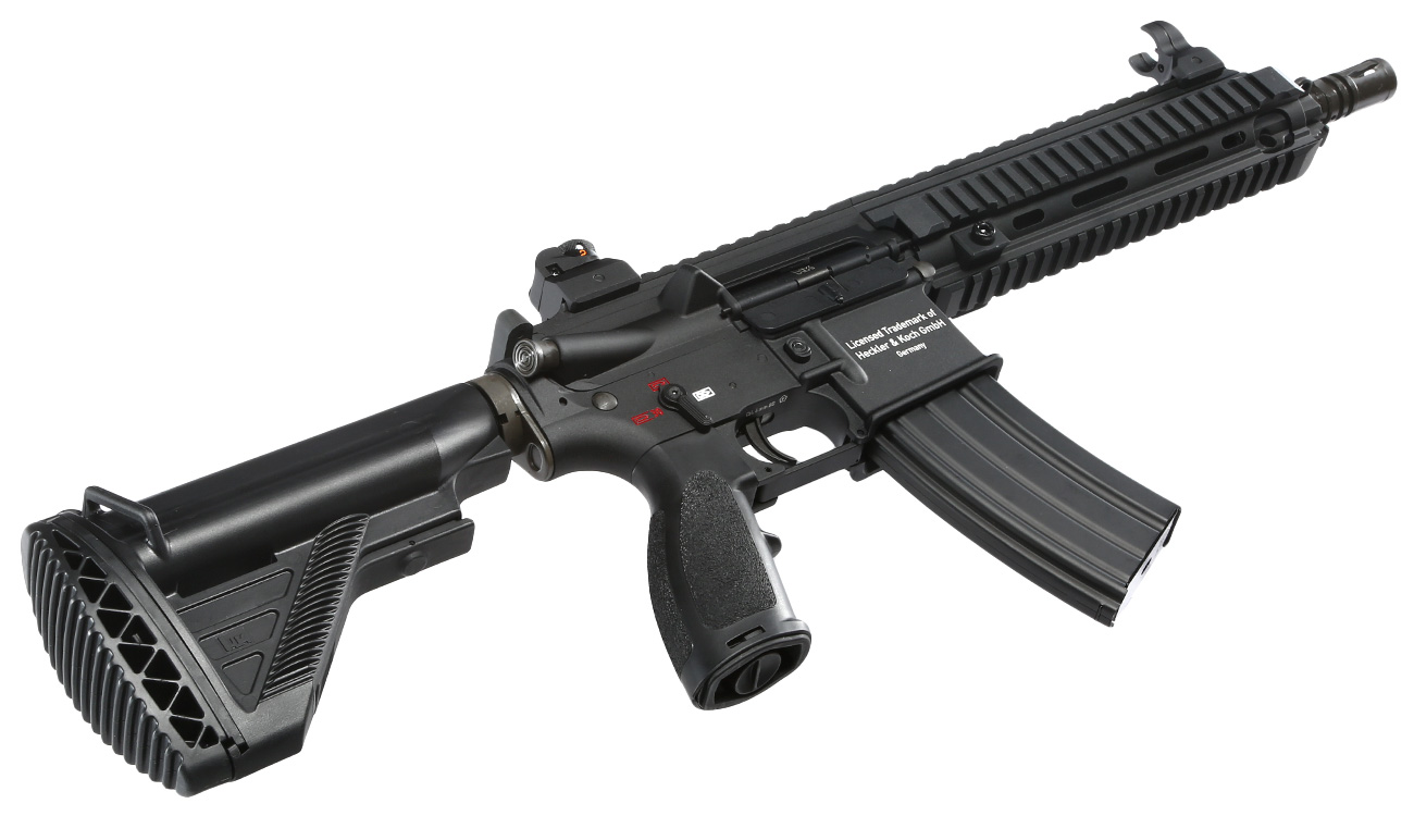 VFC Heckler & Koch HK416 CQB D10RS V3 Mosfet Vollmetall S-AEG 6mm BB schwarz Bild 4