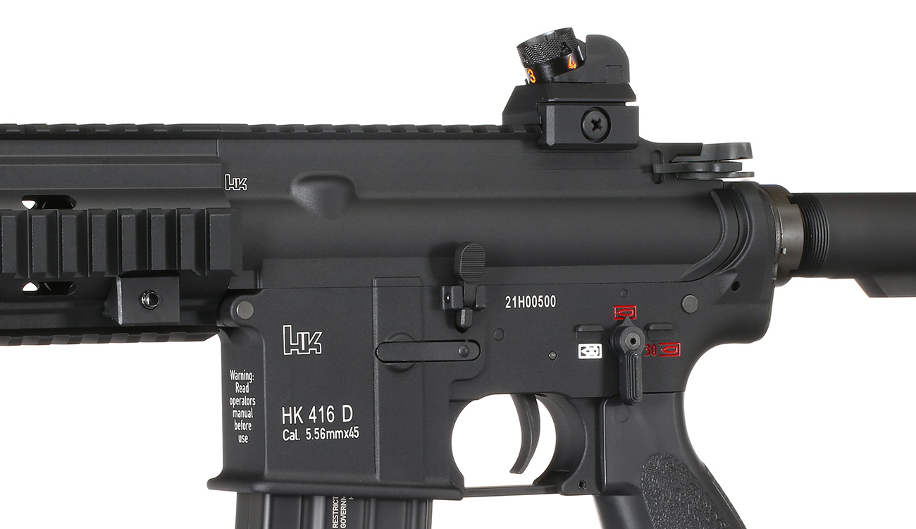 VFC Heckler & Koch HK416 CQB D10RS V3 Mosfet Vollmetall S-AEG 6mm BB schwarz Bild 7