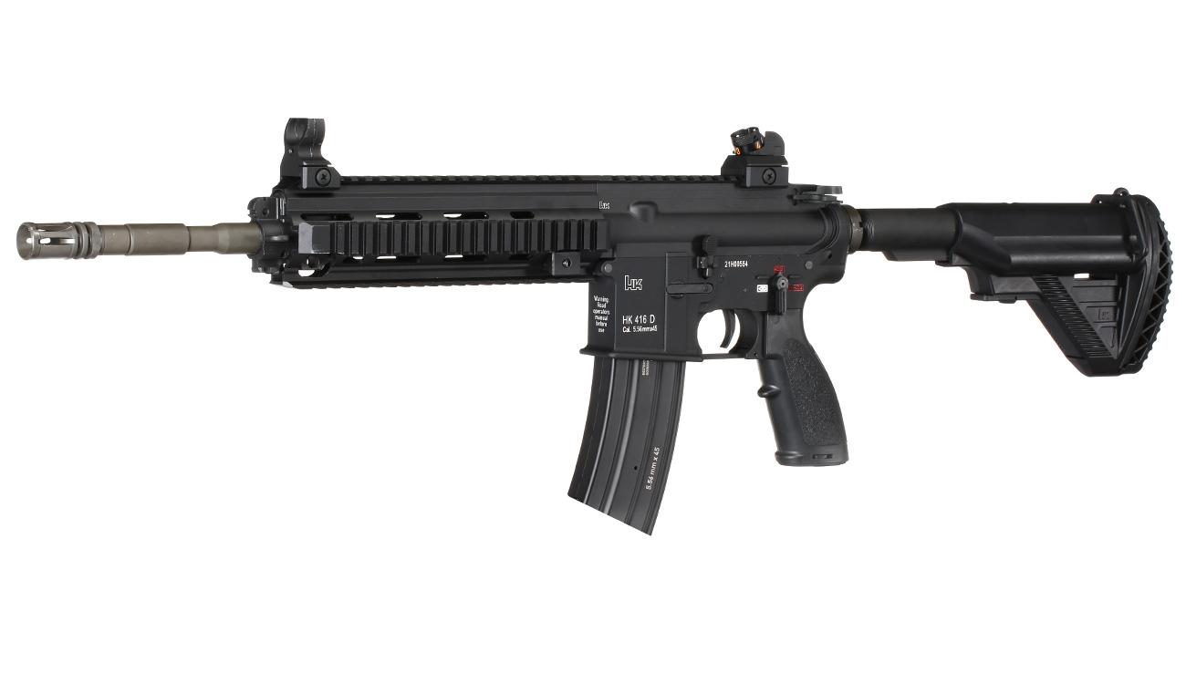 Versandrcklufer VFC Heckler & Koch HK416 D14.5RS V3 Mosfet Vollmetall S-AEG 6mm BB schwarz