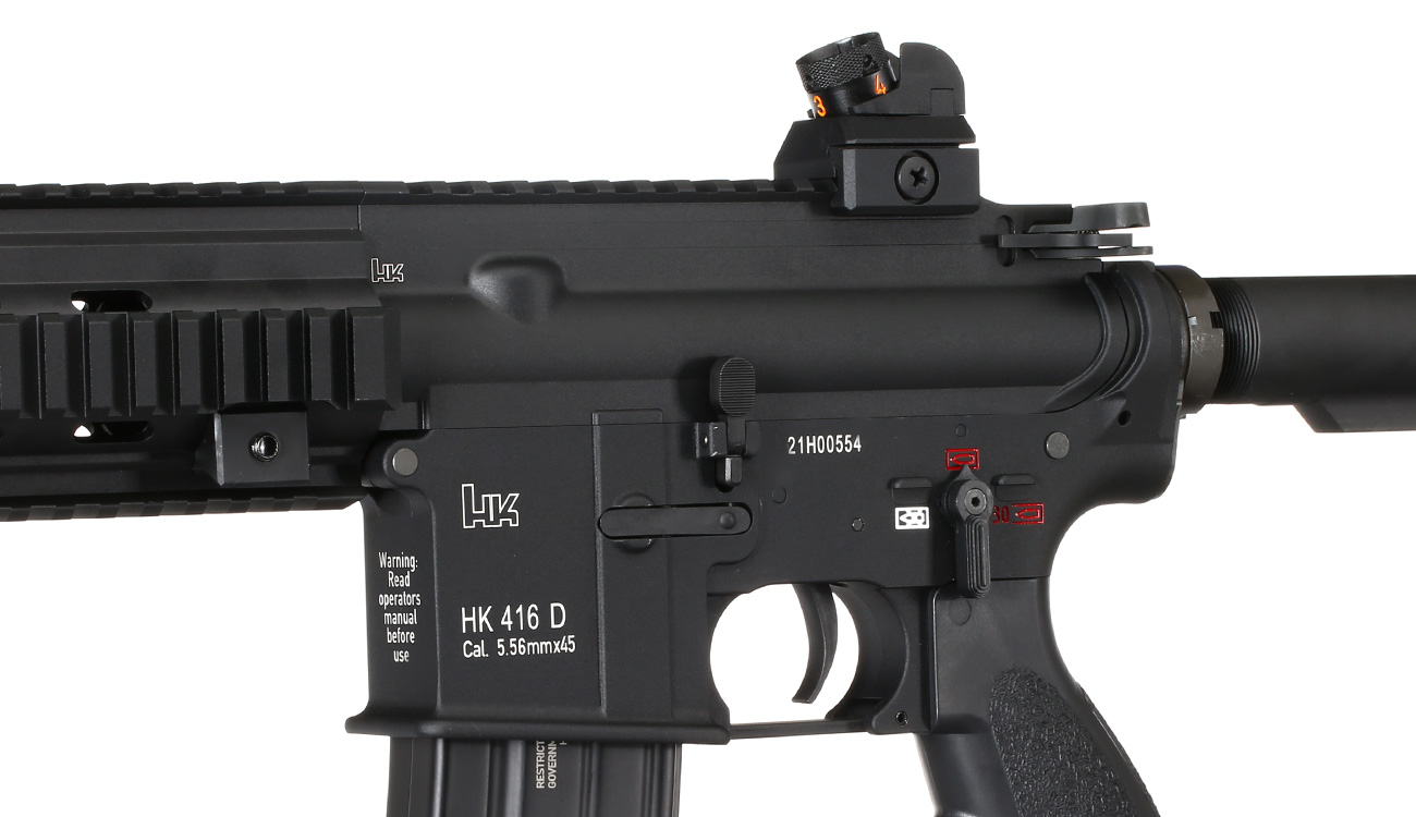 Versandrcklufer VFC Heckler & Koch HK416 D14.5RS V3 Mosfet Vollmetall S-AEG 6mm BB schwarz Bild 7