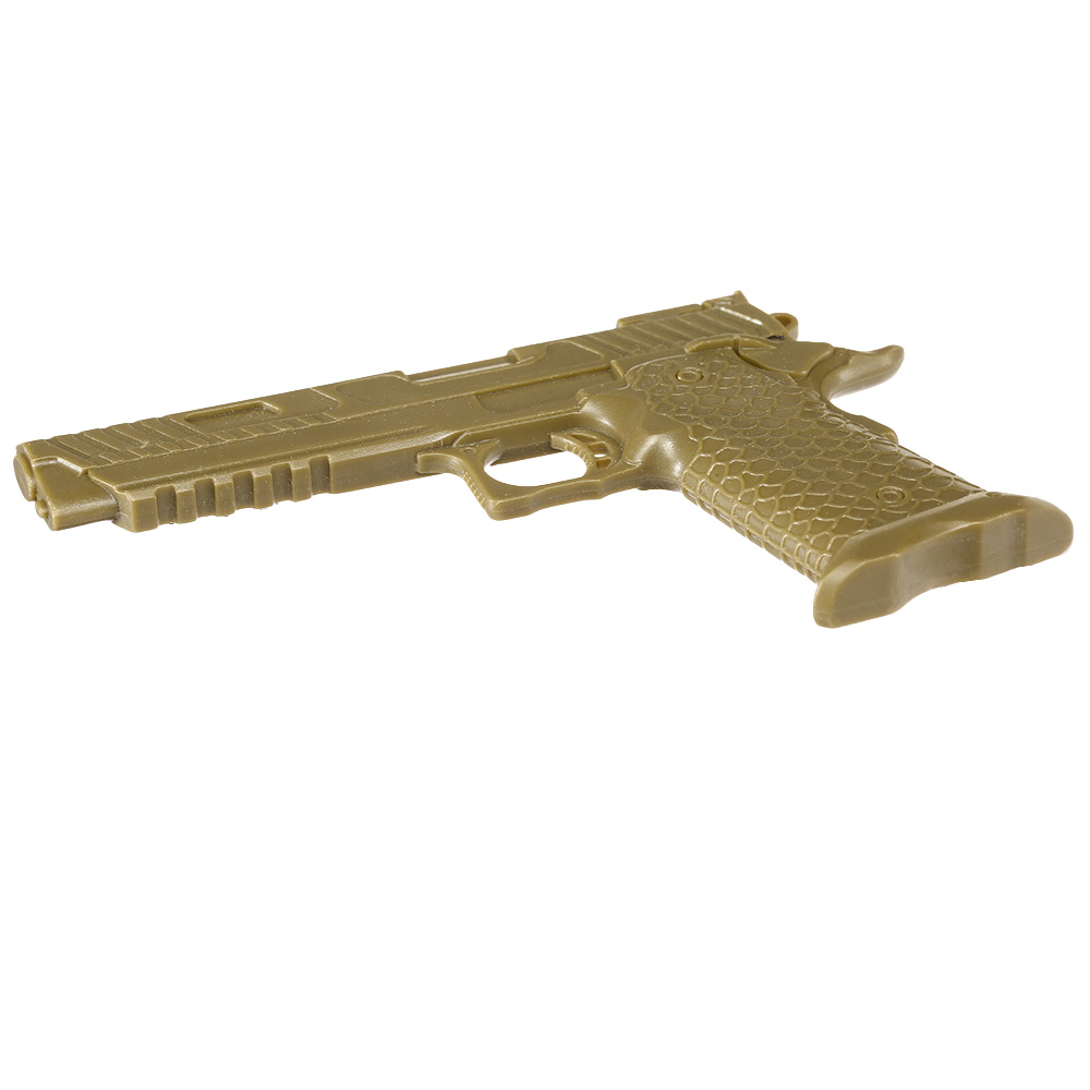 3D Plastik Patch mit Klettflche Hi-Capa 5.1 Pistole tan Bild 2