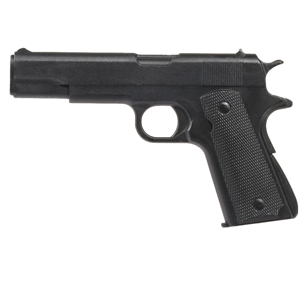 3D Plastik Patch mit Klettflche M1911 A1 Pistole schwarz