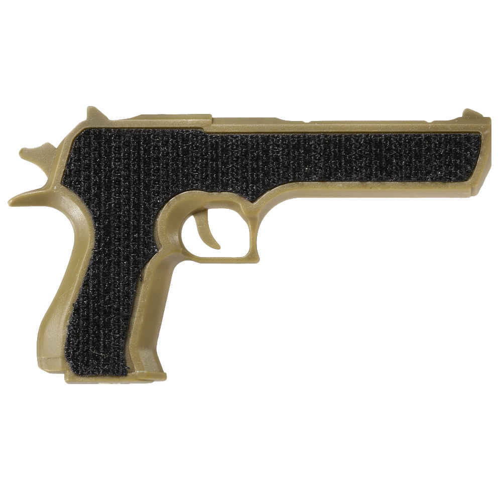 Nuprol 3D Plastik Patch Israel Eagle Pistole tan Bild 1
