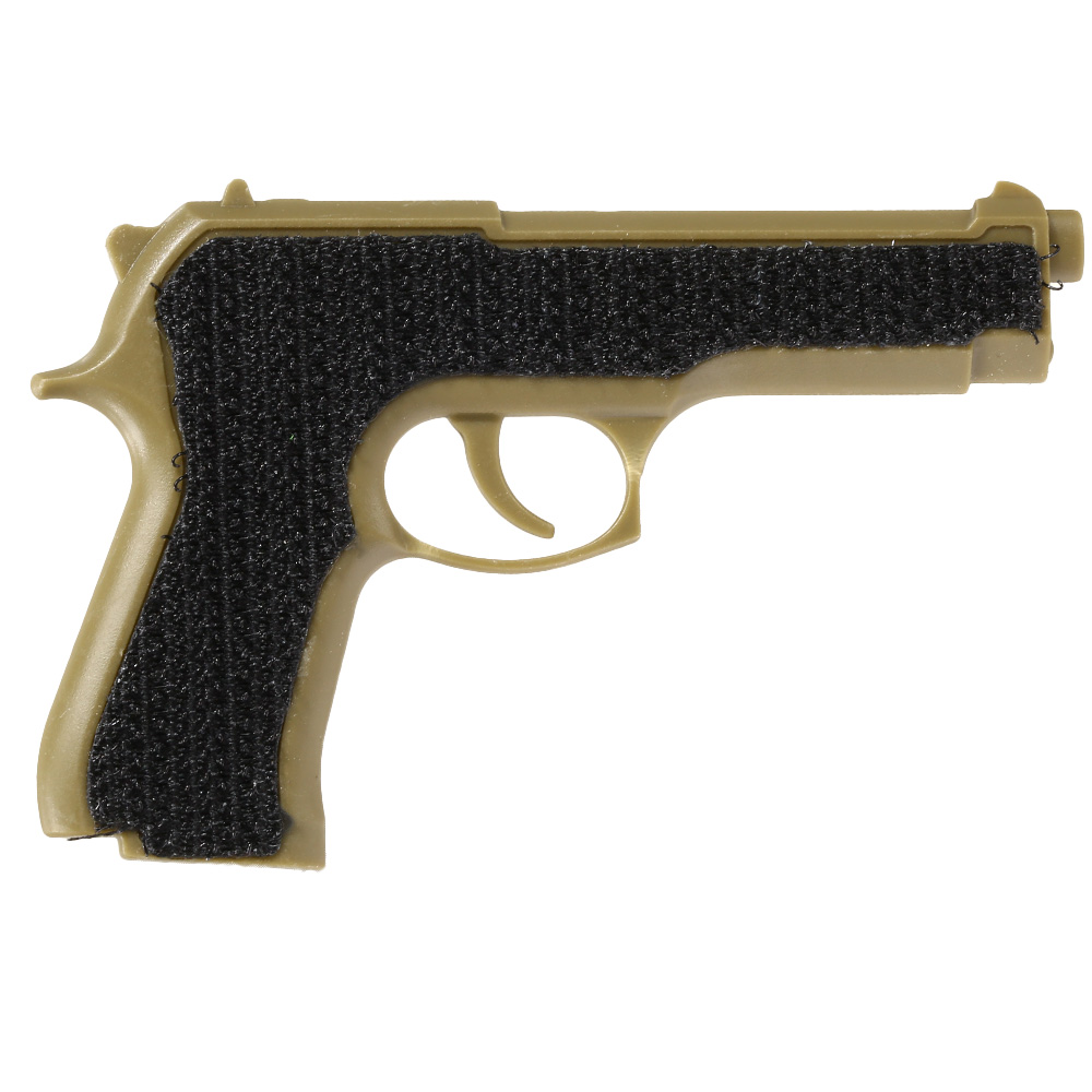 Nuprol 3D Plastik Patch M92 Pistole tan Bild 1
