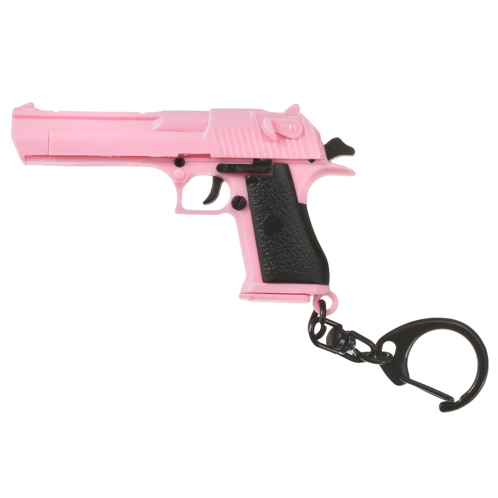 Nuprol Schlsselanhnger Israel Eagle Pistole 1:4 Miniaturmodell pink/schwarz Bild 1