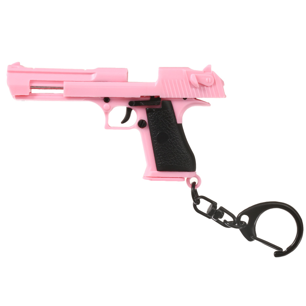 Nuprol Schlsselanhnger Israel Eagle Pistole 1:4 Miniaturmodell pink/schwarz Bild 2