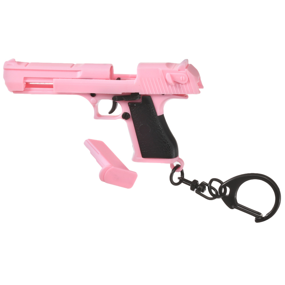 Nuprol Schlsselanhnger Israel Eagle Pistole 1:4 Miniaturmodell pink/schwarz Bild 5