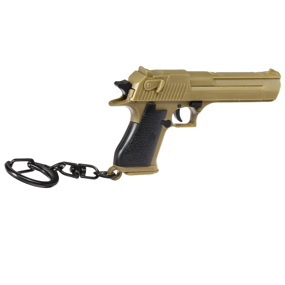 Nuprol Schlsselanhnger Israel Eagle Pistole 1:4 Miniaturmodell tan/schwarz Bild 4