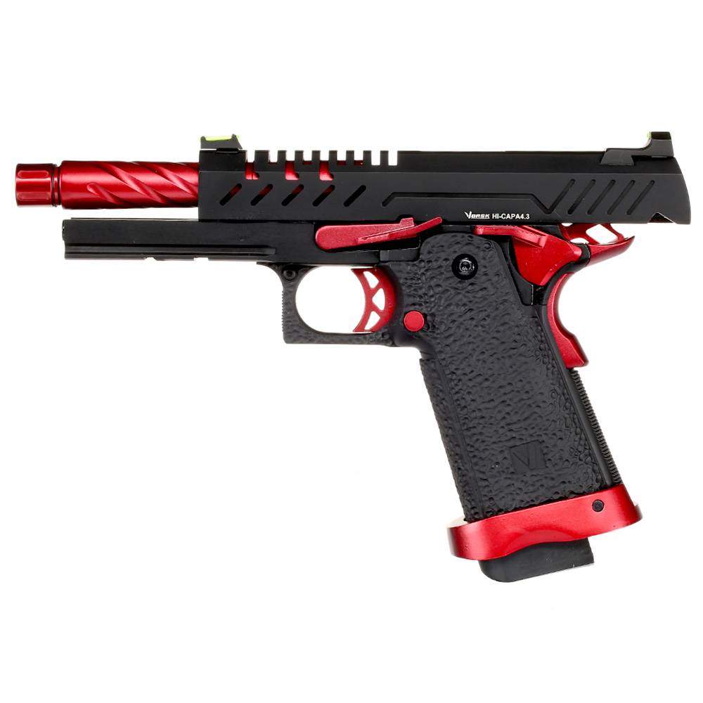 Vorsk Airsoft Hi-Capa 4.3 Vollmetall GBB 6mm BB Red Match Bild 2