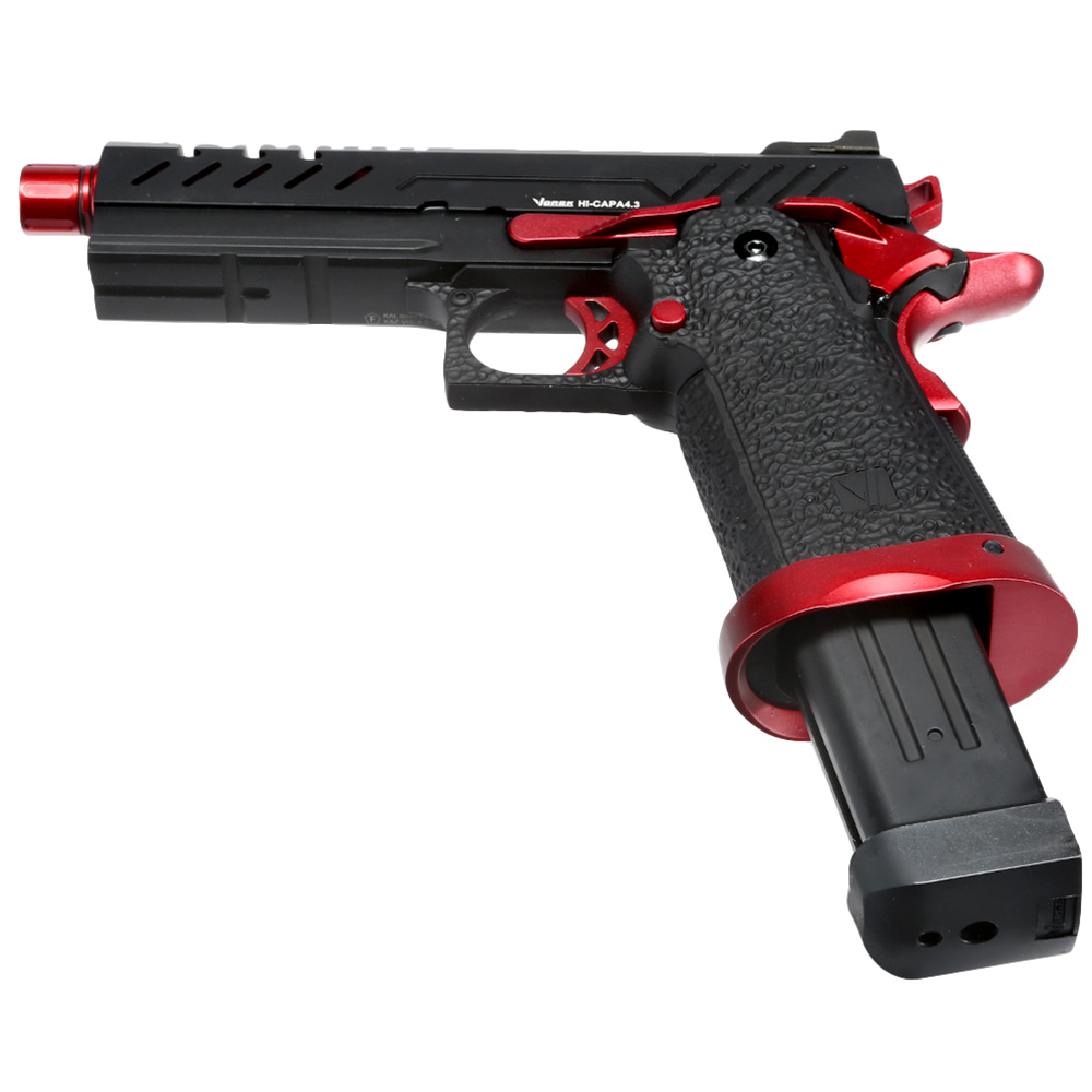 Vorsk Airsoft Hi-Capa 4.3 Vollmetall GBB 6mm BB Red Match Bild 5