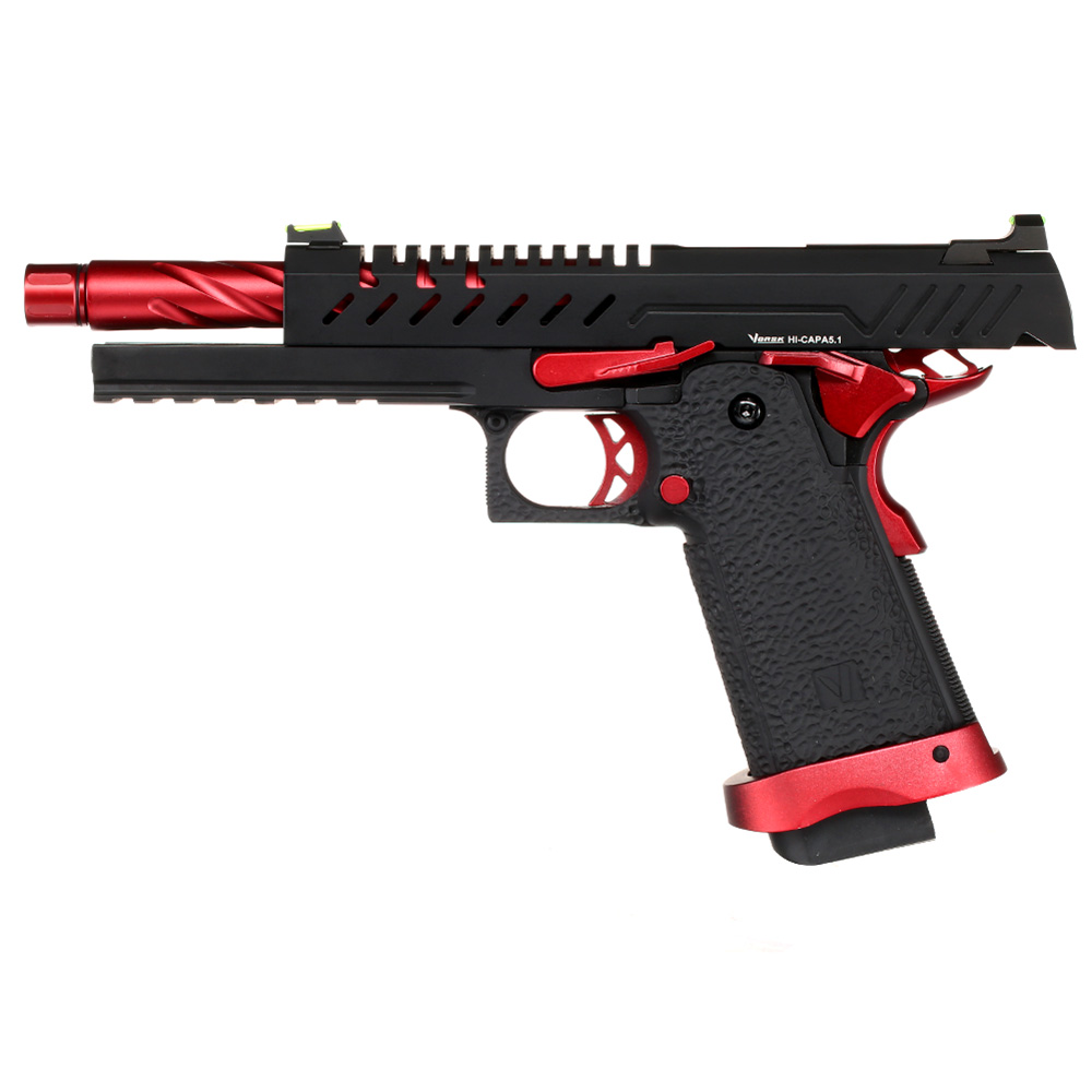 Vorsk Airsoft Hi-Capa 5.1 Vollmetall GBB 6mm BB Red Match Bild 2