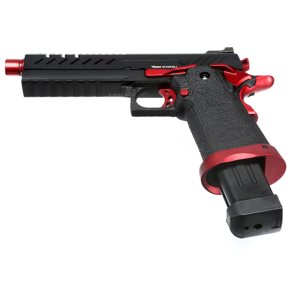 Versandrcklufer Vorsk Airsoft Hi-Capa 5.1 Vollmetall GBB 6mm BB Red Match Bild 5