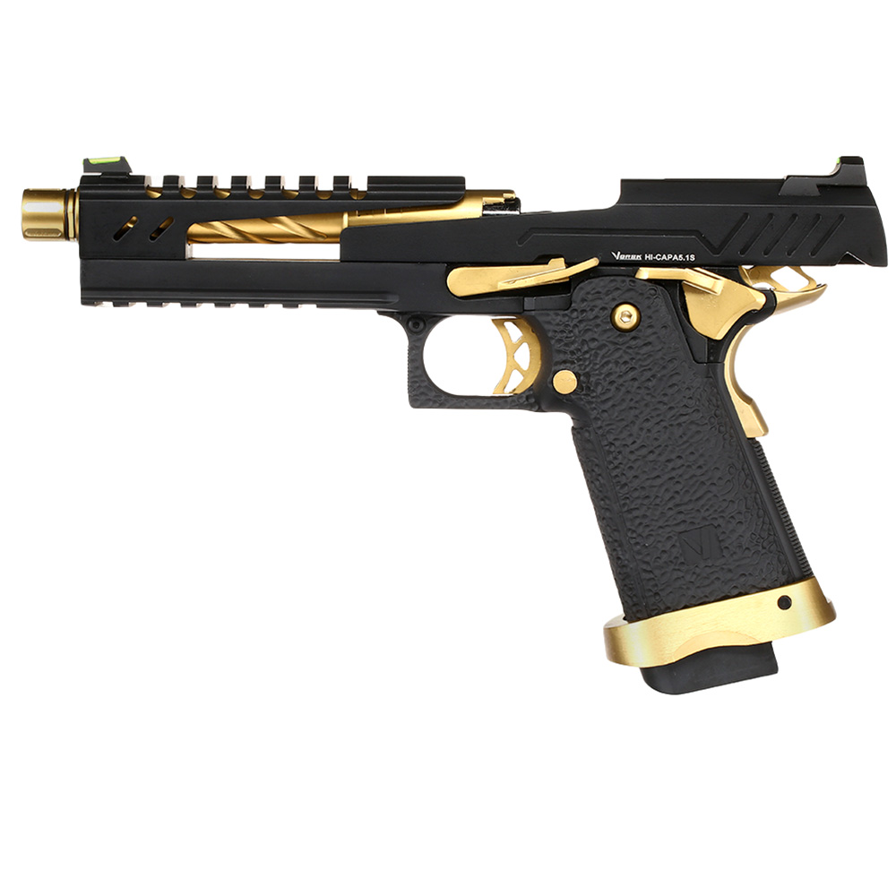 Vorsk Airsoft Hi-Capa 5.1 Split-Slide Vollmetall GBB 6mm BB Gold Match Bild 2