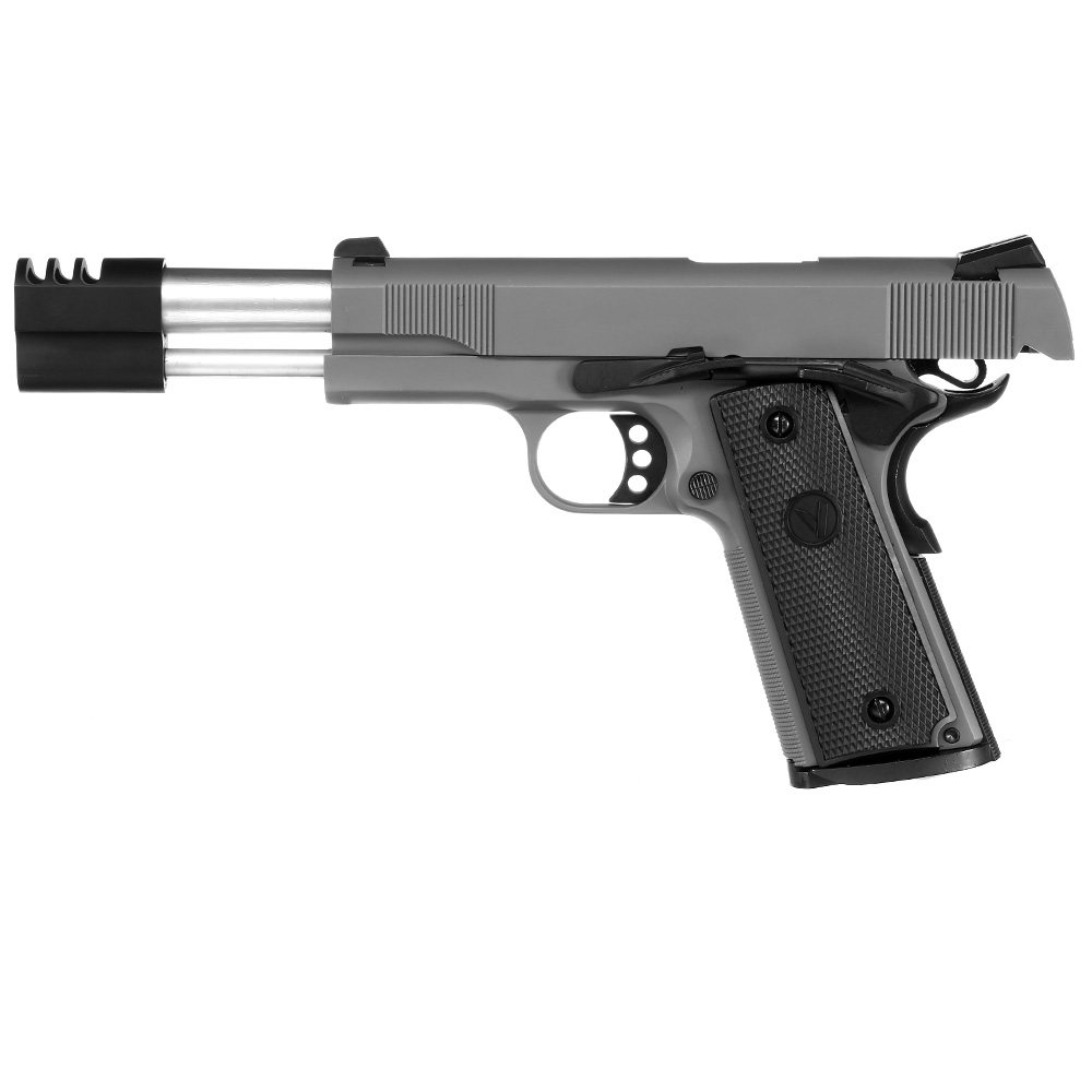 Vorsk Airsoft VP-X 1911 Vollmetall GBB 6mm BB grau / schwarz Bild 1
