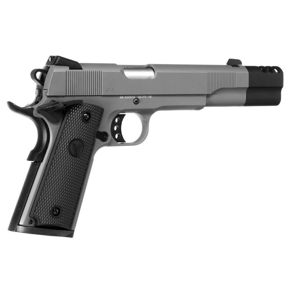 Vorsk Airsoft VP-X 1911 Vollmetall GBB 6mm BB grau / schwarz Bild 1