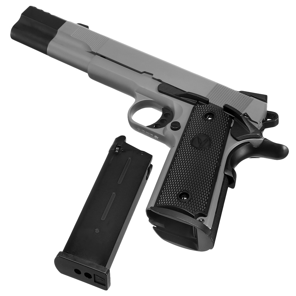 Vorsk Airsoft VP-X 1911 Vollmetall GBB 6mm BB grau / schwarz Bild 1