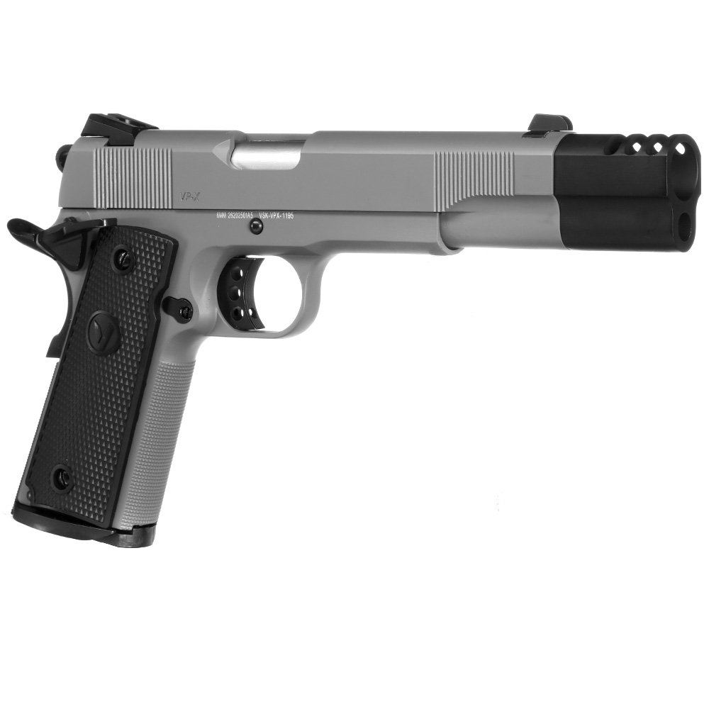 Vorsk Airsoft VP-X 1911 Vollmetall GBB 6mm BB grau / schwarz Bild 1